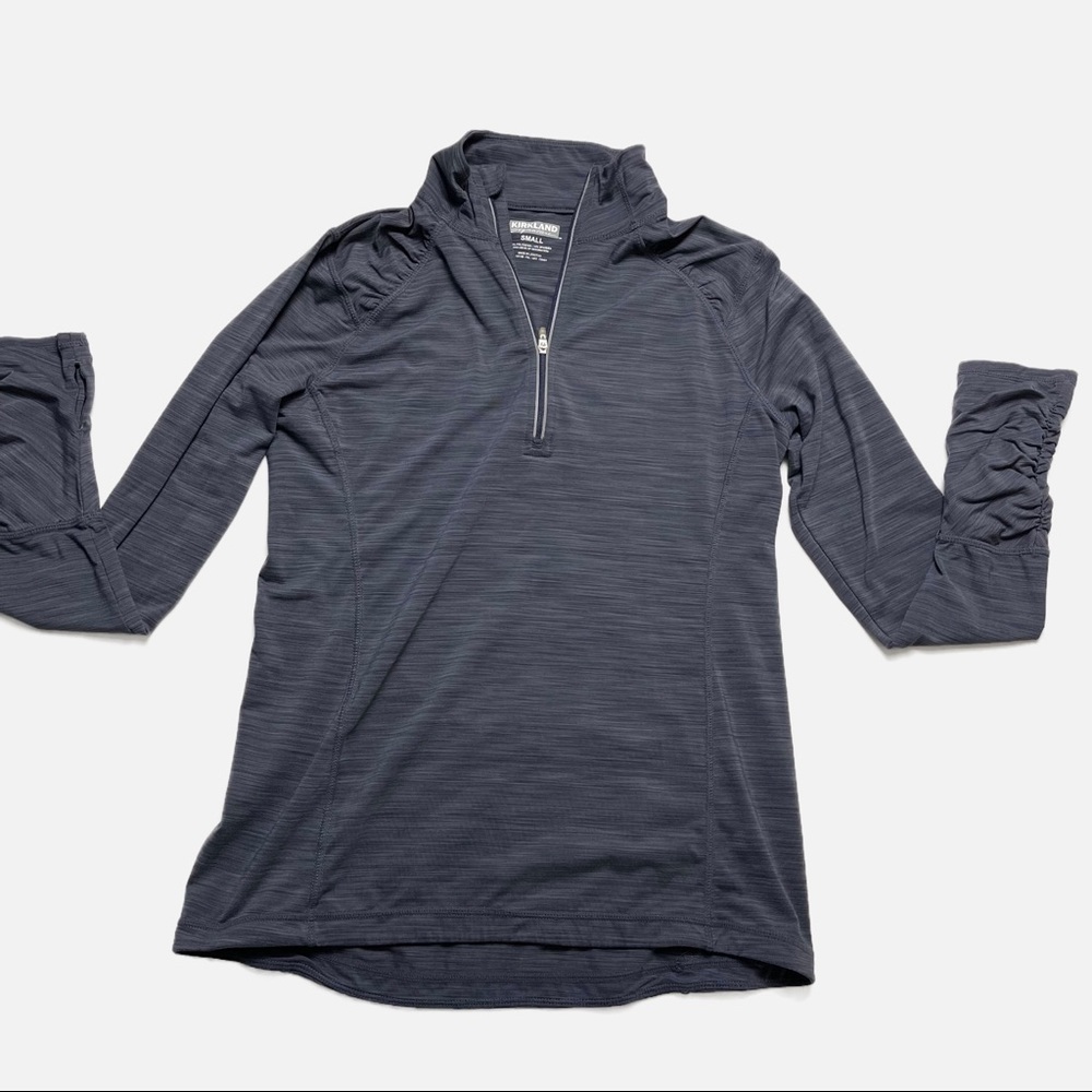 KIRKLAND Signature Womens Active Long Sleeve Pullover Yoga Top - Size Small